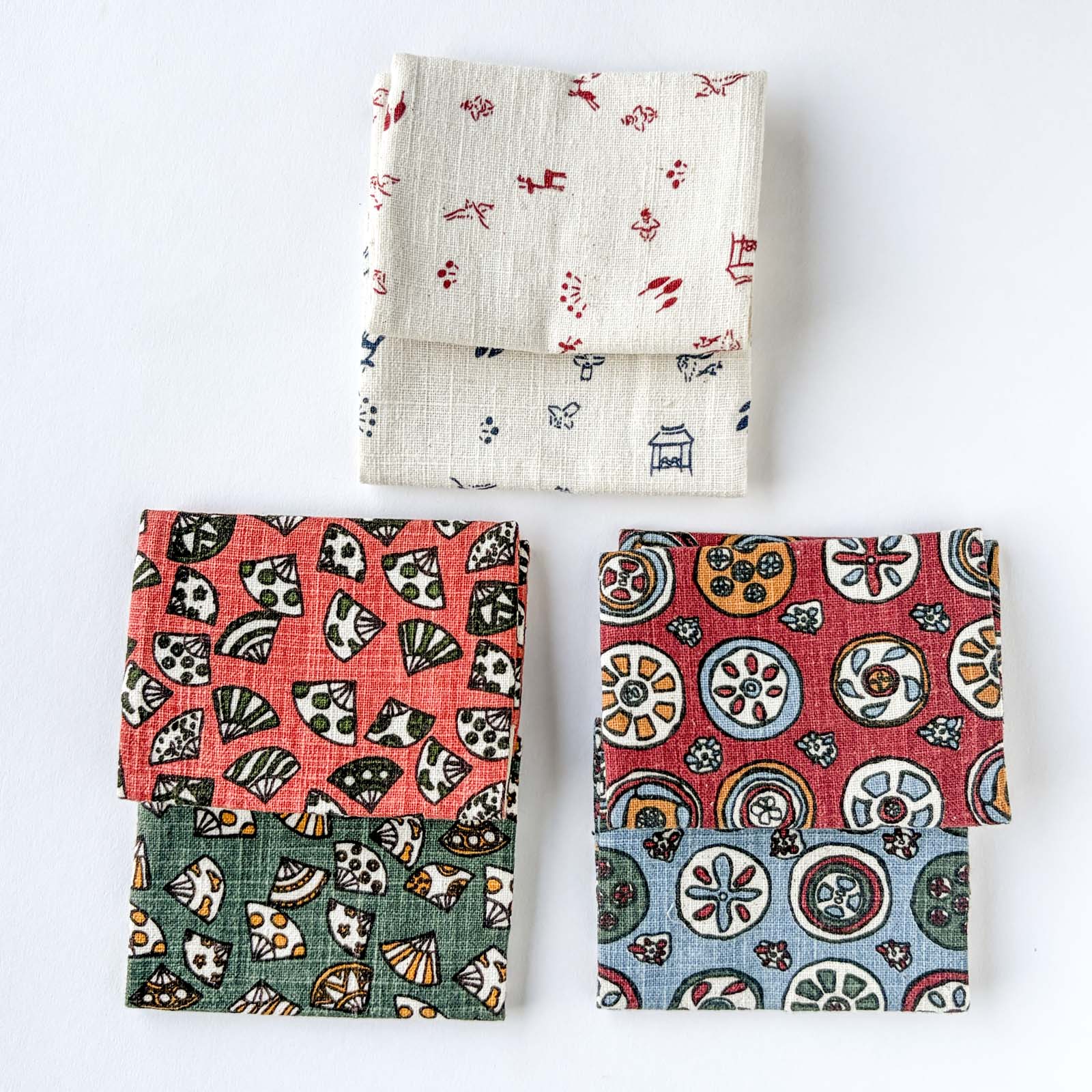 カード入れ絵更紗丸模様