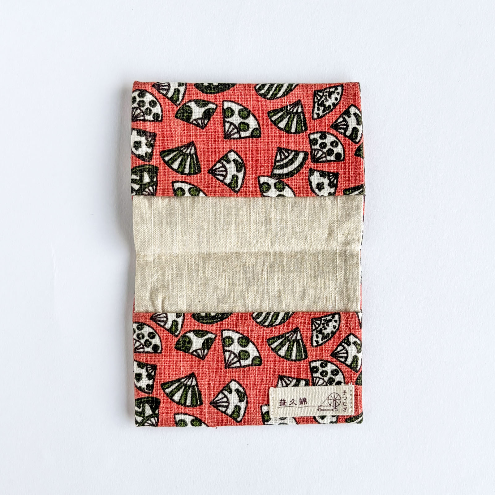 カード入れ絵更紗丸模様