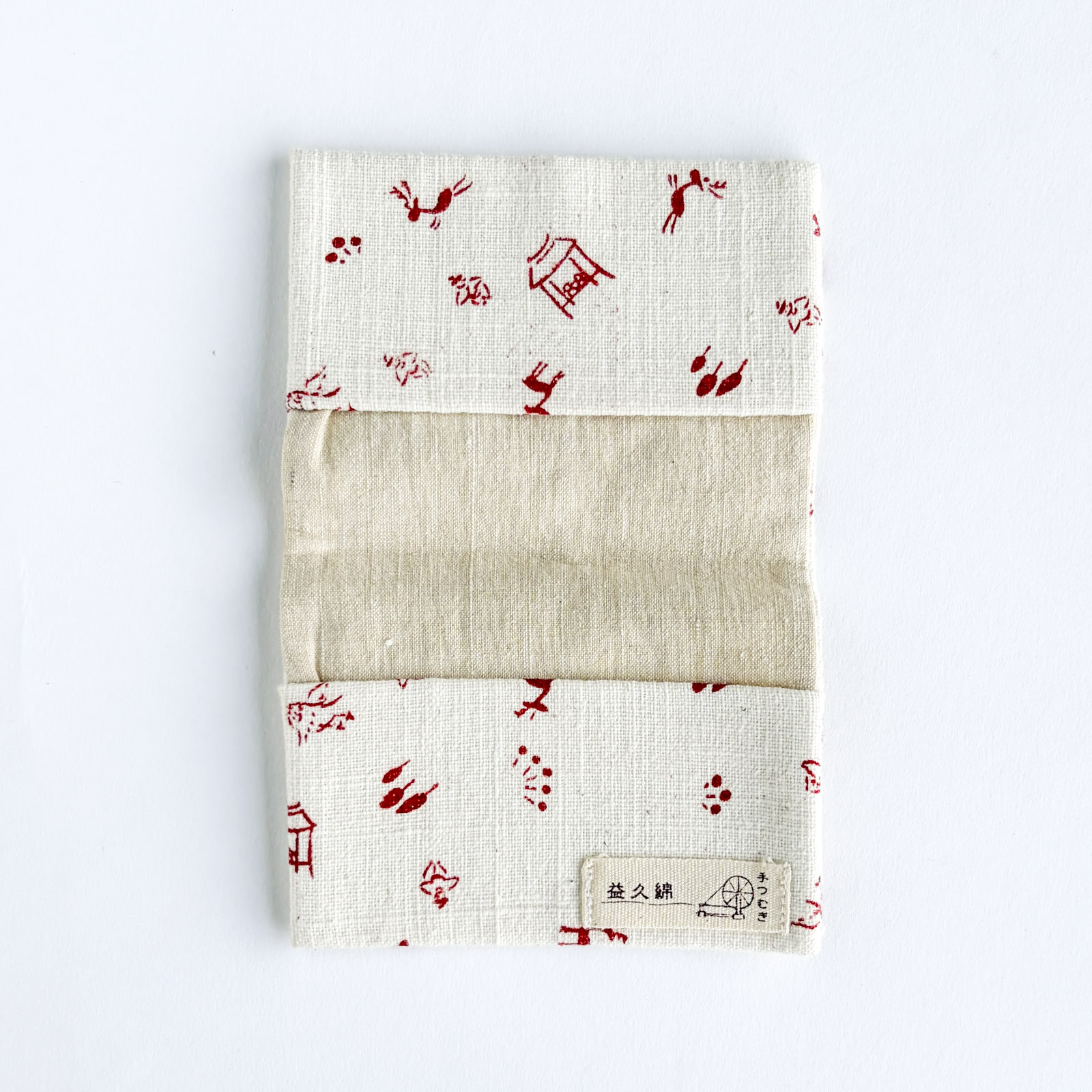 カード入れ絵更紗丸模様