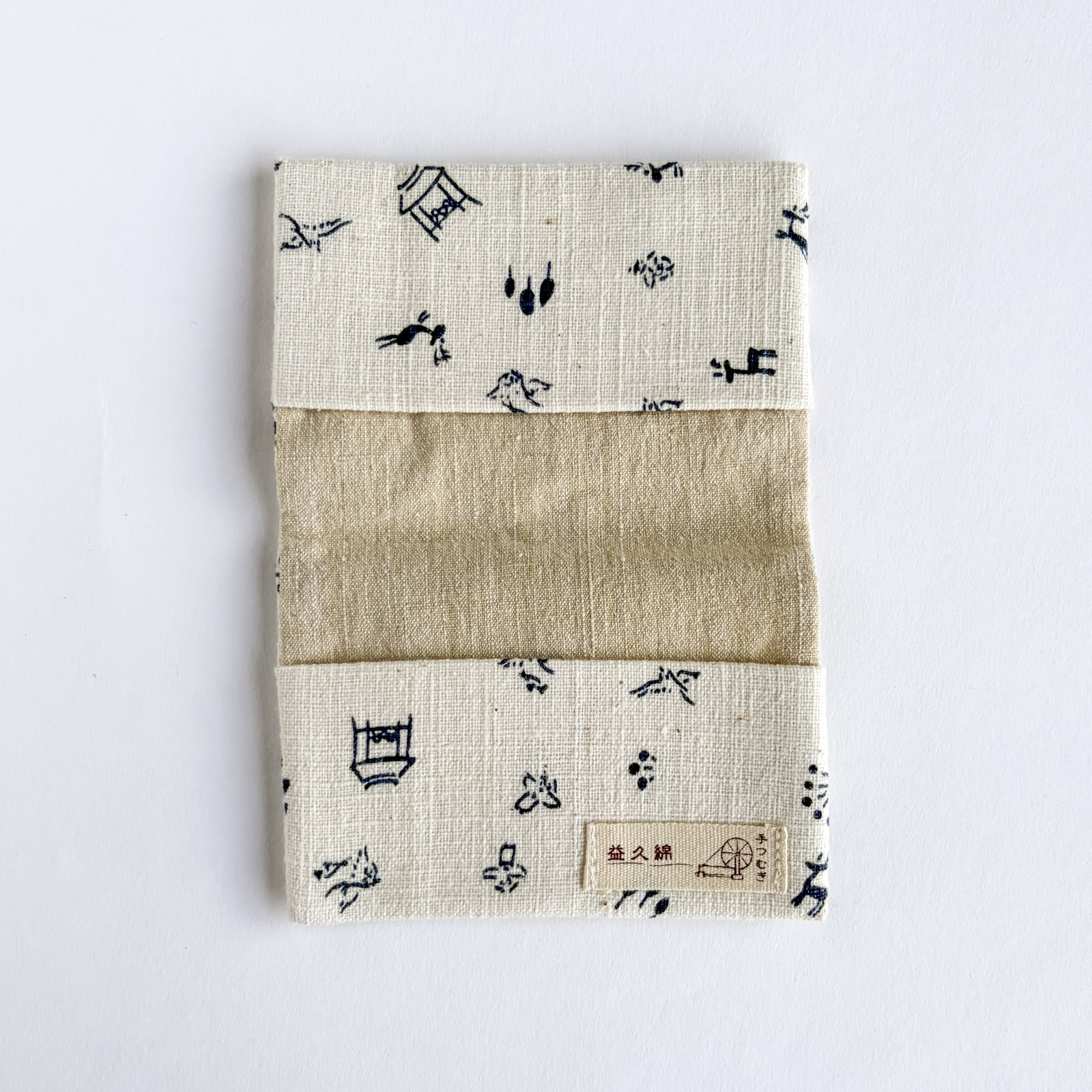 カード入れ絵更紗丸模様