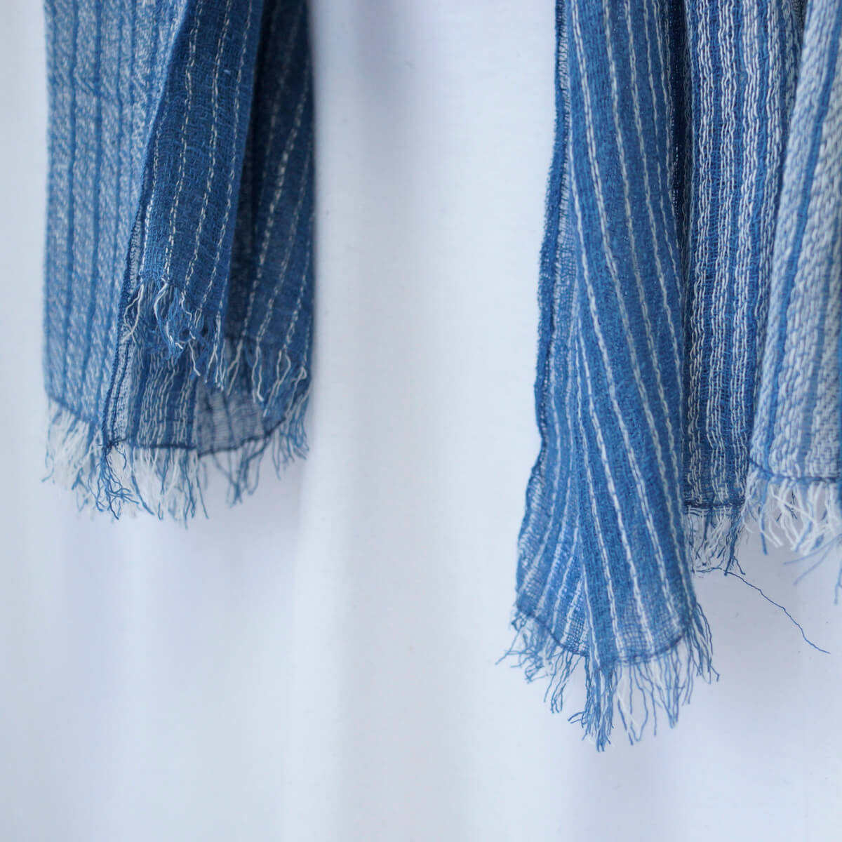 藍染UVカットストール　2色展開