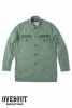 OVEROUT �����С������ȡ�MILITARY SHIRTS���ߥ꥿�꡼����� (OLIVE)