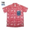 Lee  REYN SPOONER ꡼  쥤󥹥סʡ OPEN COLLOR SHIRTS (RED)