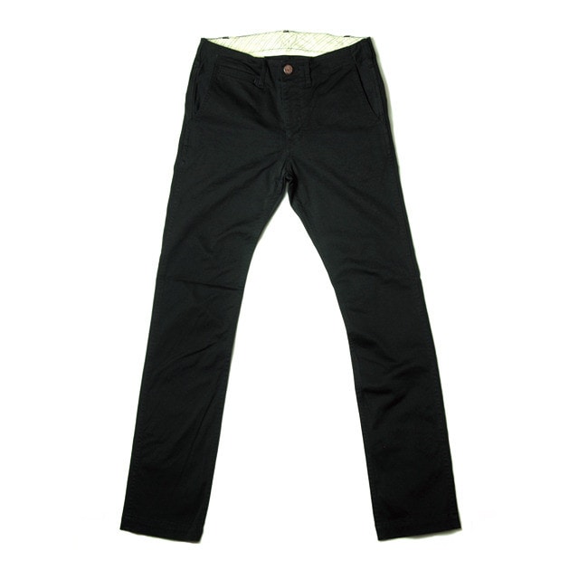 NAKED SUN   TIGHT STRETCH CHINO STRAIGHT   BLACK