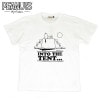 PEANUTS S/S PRINT TEE  " INTO THE TENT "  WHITE