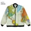 LESLIE JORDAN 쥹꡼硼 WORLD MAP TYVEK JACKET ٥å㥱å