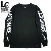 Last Chance 饹ȥ SLEEVE PRINT L/S POCKET TEE / BLACK