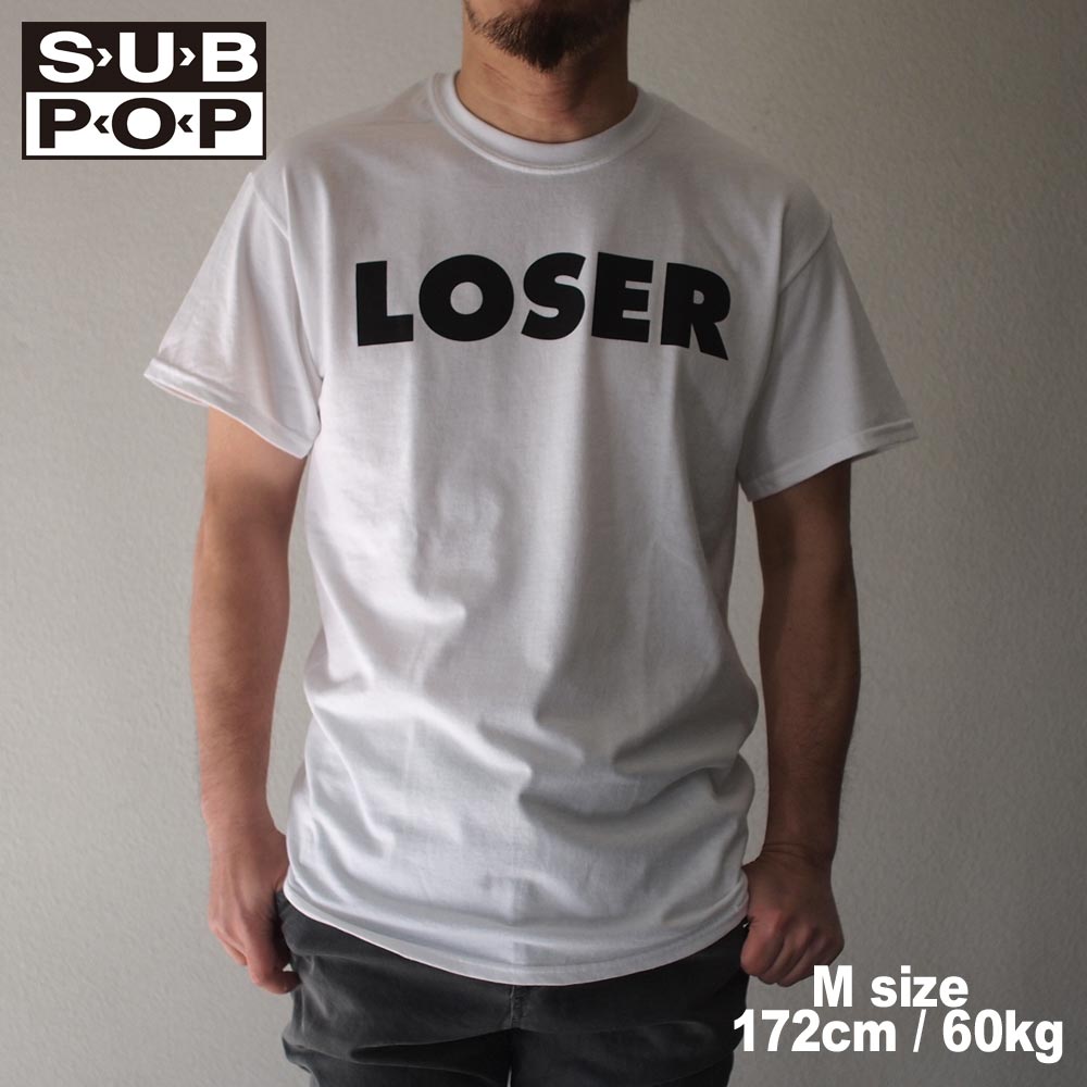 [oguoy] SUB POP 「LOSER」 サブポップ SUBPOP Tシャツ 【ULTRA COTTON 6oz】USA規格 90's SUB POP LOSER Tシャツ グレー Mサイズ
