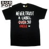 SUB POP ֥ݥå S/S PRINT TEE  NEVER TRUST / BLACK