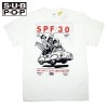 SUB POP ֥ݥå S/S PRINT TEE  SPF30 / WHITE