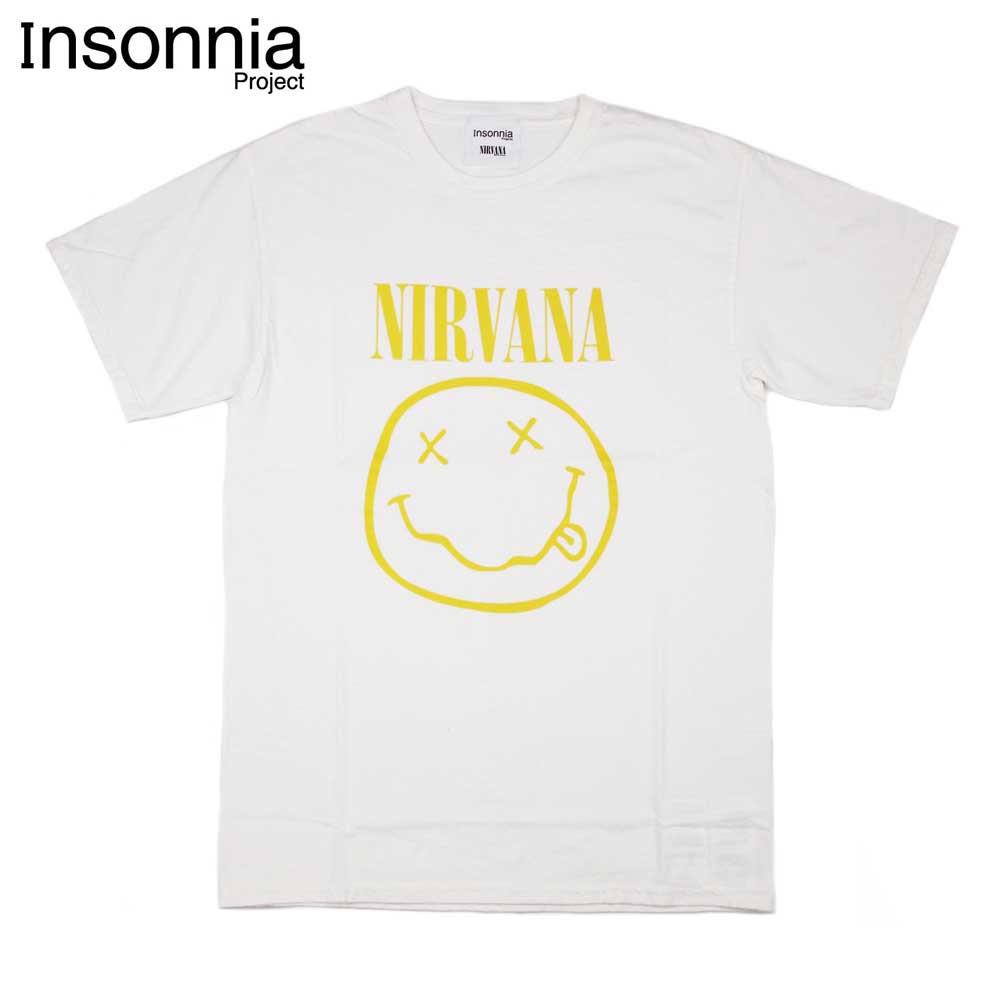 NIRVANA スミルースマイル Tシャツ Insomnia Projects INSONNIA PROJECTS インソニアプロジェクツ NIRVANA