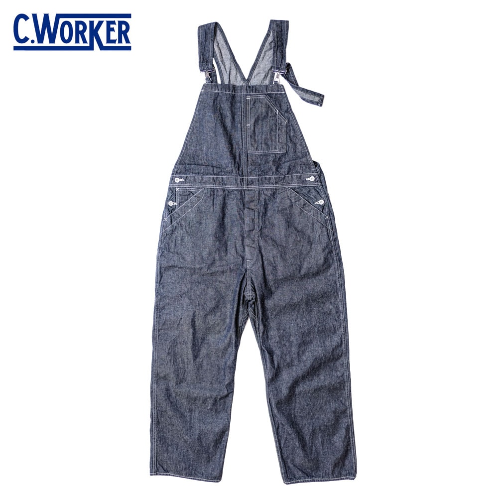 シーワークス　オーバーオール C WORKS シーワークス WEST OVER / BLUE DENIM