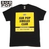 SUB POP ֥ݥå S/S PRINT TEE  SINGLES CLUB / BLACK