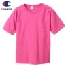 Champion ԥ T1011 POCKET-Tee MADE IN USA / D.PINK