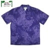 TWO PALMS ȥѡॹ SS HAWAIIAN SHIRTS / MONSTERA SERIES PURPLE