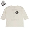 3/4 COTTON HEMP TEE SZ "GRATE SKODEAD" / WHITE / DOWN ON THE CORNER  󥪥󥶥ʡ