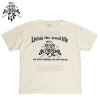 S/S COTTON HEMP TEE SZ "GOOD LIFE" / WHITE / DOWN ON THE CORNER  󥪥󥶥ʡ