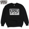 BIG CREW SWEAT 'SUB POP LOGO' / BLACK / SUB POP ڥ֥ݥåס