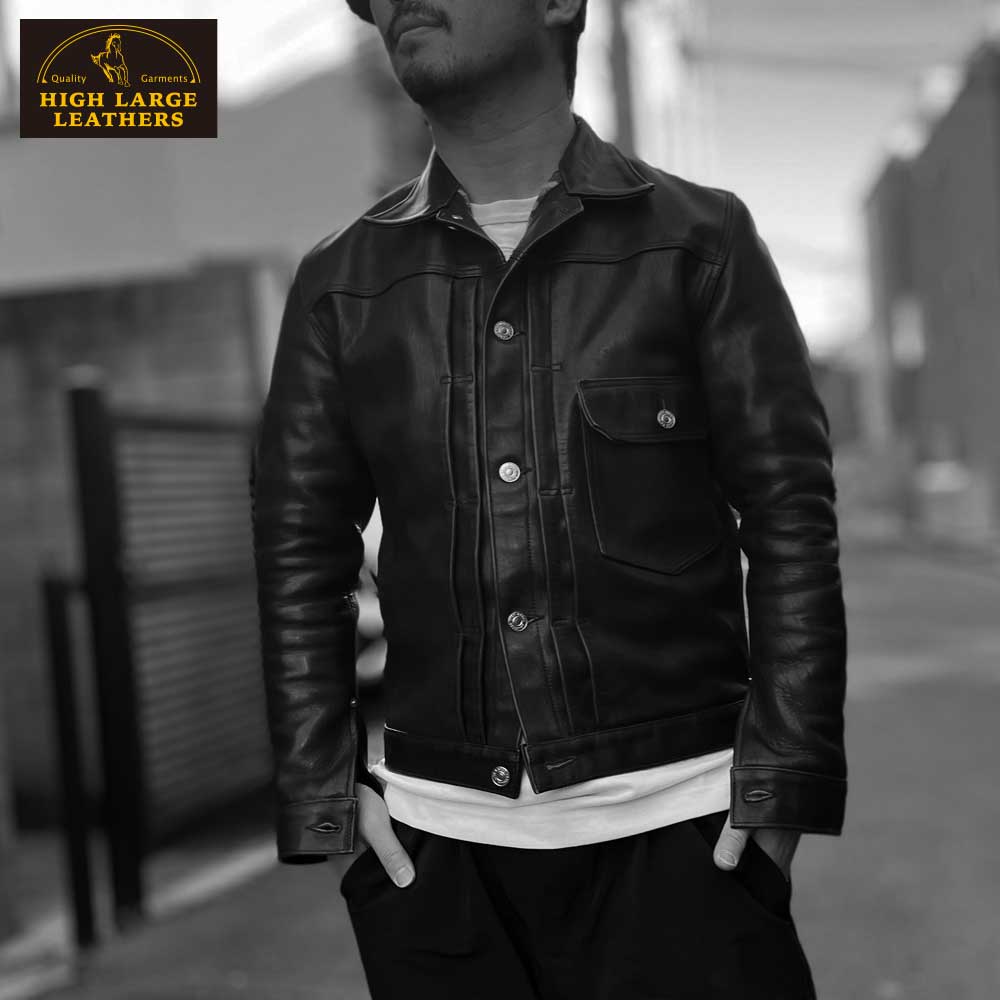 HIGH LARGE LEATHERS オクラホマシティ 38 レザージャケット