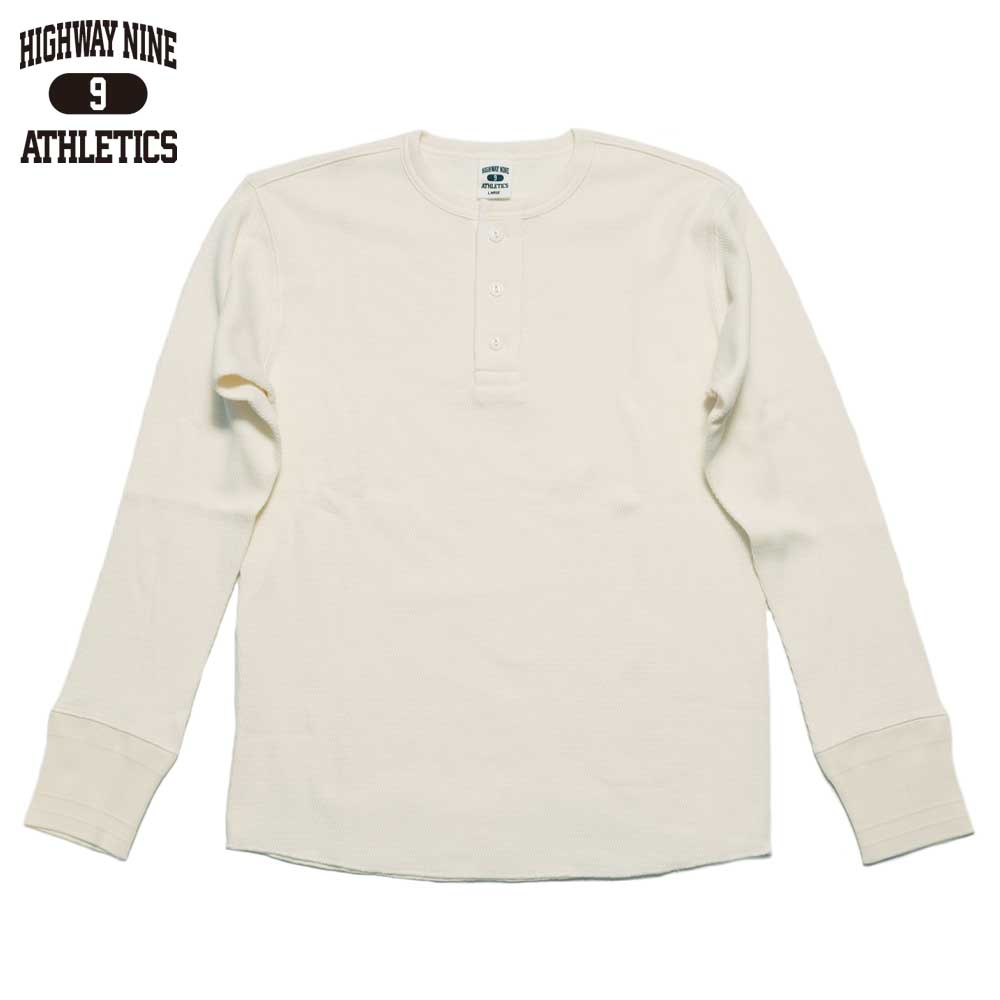 HENRY-NECK ハニカムサーマル L/S Tee / NATURAL / HIGHWAY NINE
