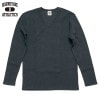 V-NECK RIB L/S Tee  / CHARCOAL / HIGHWAY NINE ϥʥ