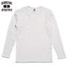 V-NECK RIB L/S Tee  / WHITE / HIGHWAY NINE ϥʥ