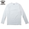 C-NECK RIB L/S Tee  / WHITE / HIGHWAY NINE ϥʥ