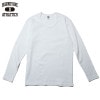 U-NECK RIB L/S Tee  / WHITE / HIGHWAY NINE ϥʥ