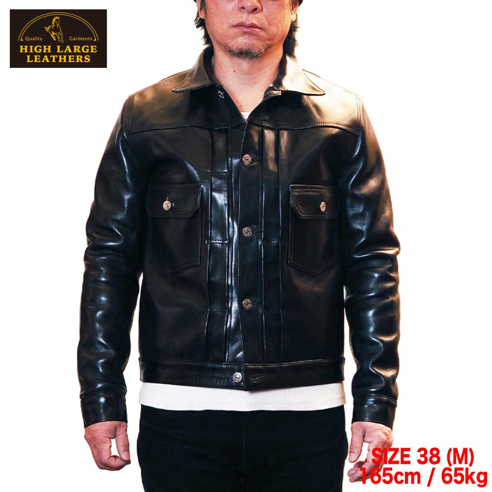 ͽ2025AW 0007 STILLWATER  (36-46) / BLACK / HIGHLARGE LEATHERS ϥ顼쥶