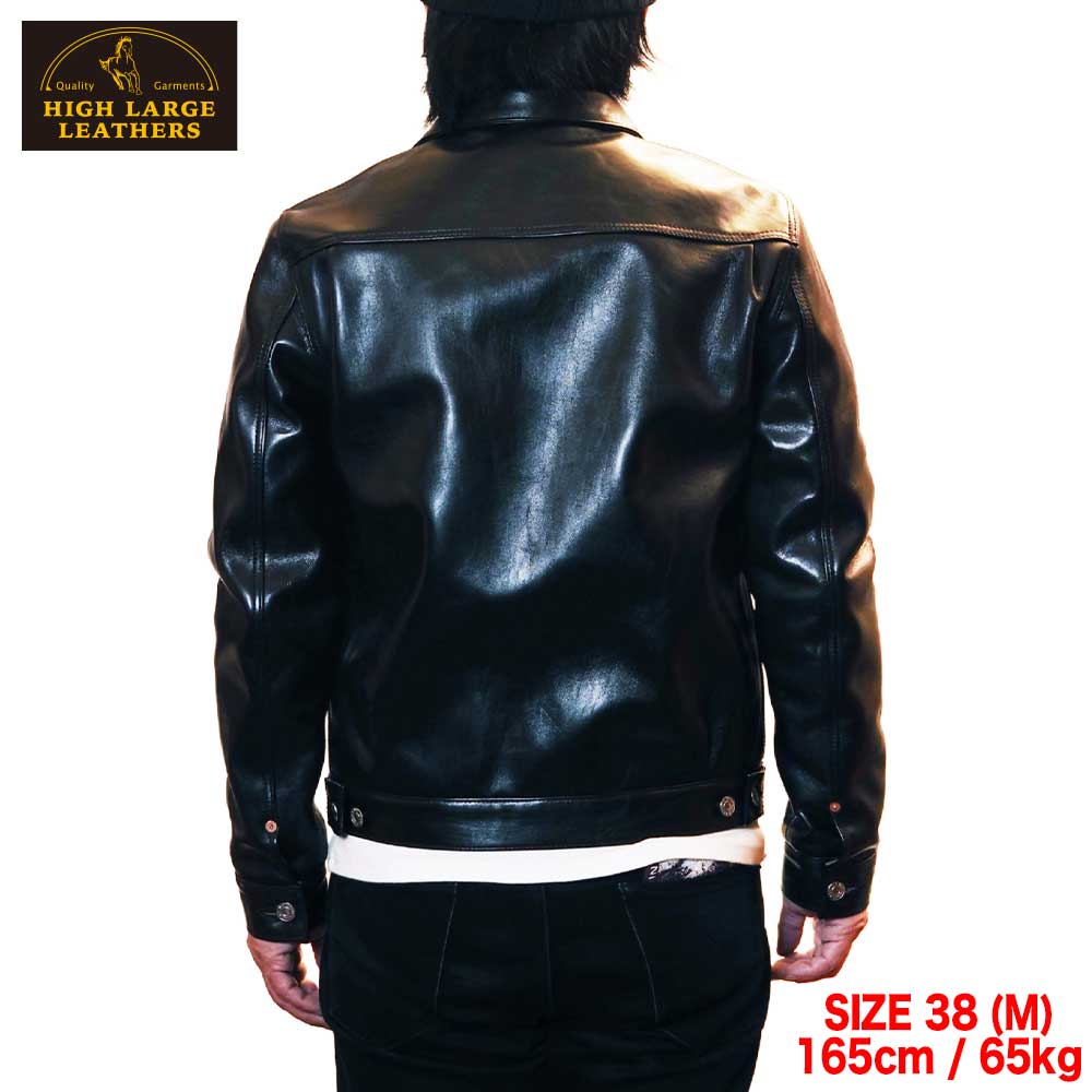 ͽ2025AW 0007 STILLWATER  (36-46) / BLACK / HIGHLARGE LEATHERS ϥ顼쥶