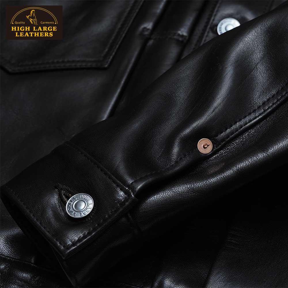 ͽ2025AW 0007 STILLWATER  (36-46) / BLACK / HIGHLARGE LEATHERS ϥ顼쥶