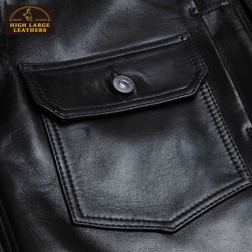 ͽ2025AW 0007 STILLWATER  (36-46) / BLACK / HIGHLARGE LEATHERS ϥ顼쥶