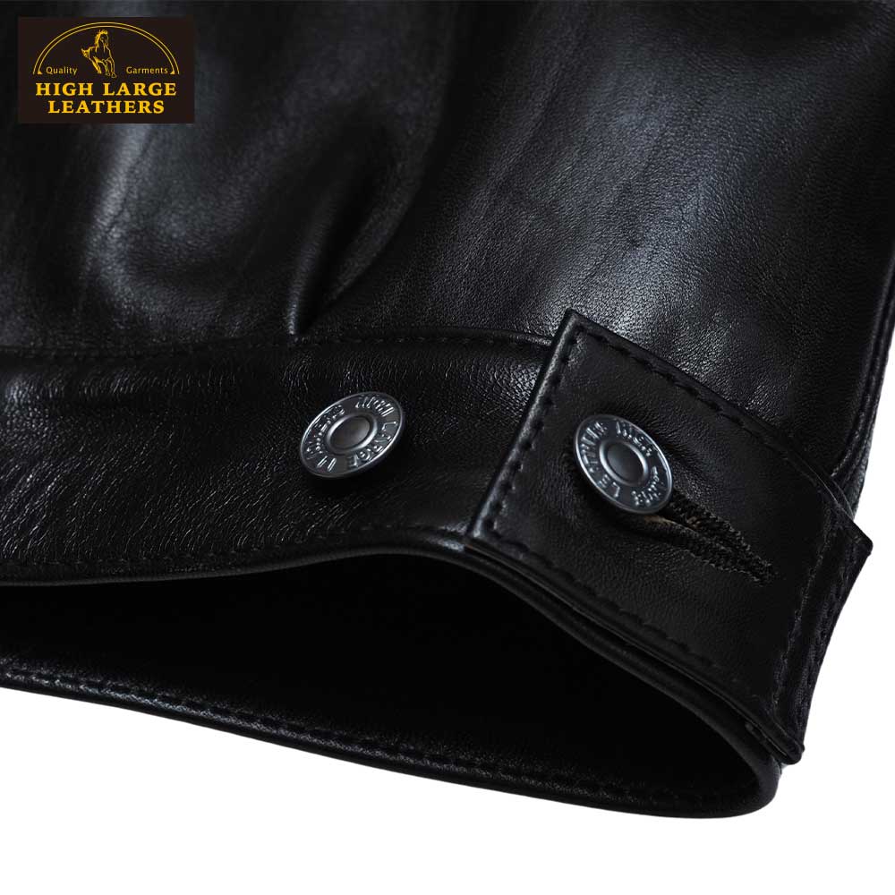 ͽ2025AW 0007 STILLWATER  (36-46) / BLACK / HIGHLARGE LEATHERS ϥ顼쥶