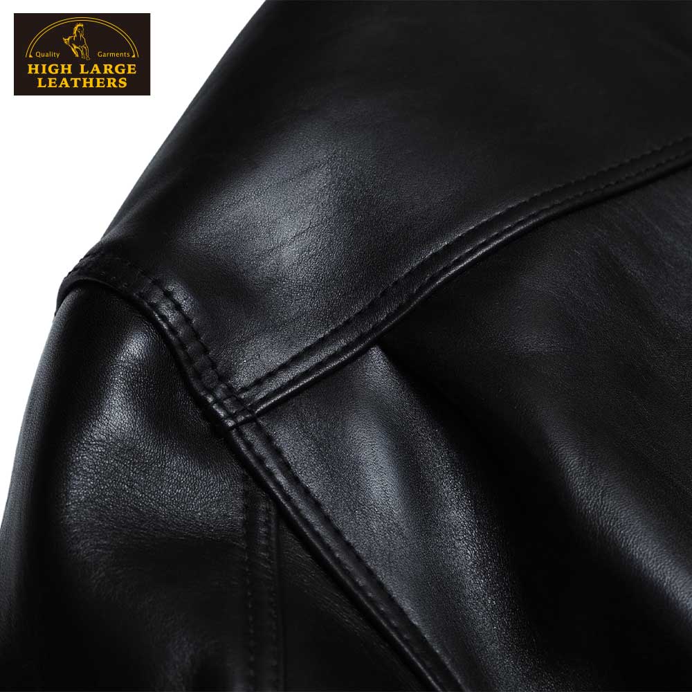 ͽ2025AW 0007 STILLWATER  (36-46) / BLACK / HIGHLARGE LEATHERS ϥ顼쥶