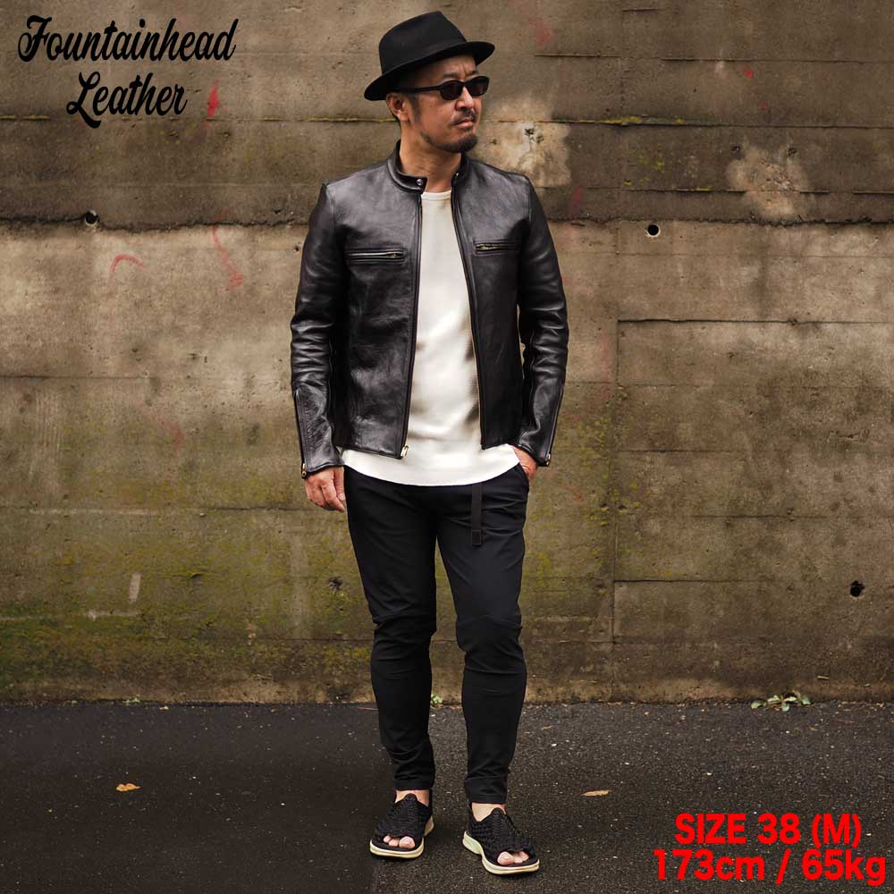 2026AWͽ���� / GAMMA (34-42) / BLACK / FOUNTAINHEAD LEATHER �ե�����ƥ�إåɥ쥶��