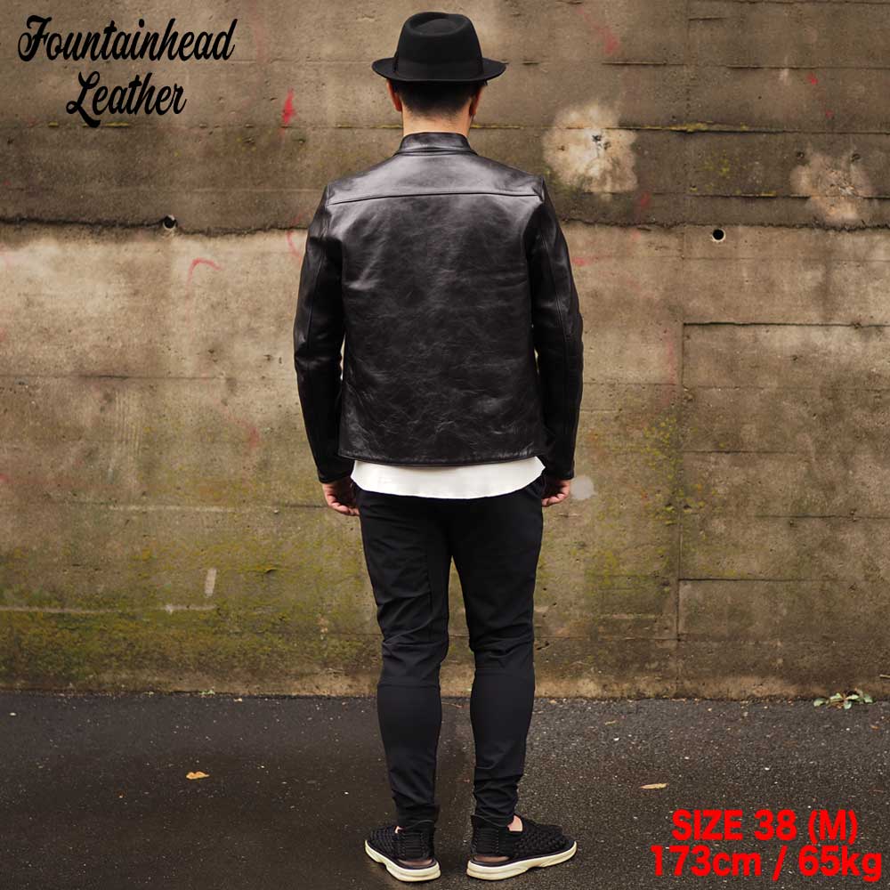 2026AWͽ���� / GAMMA (34-42) / BLACK / FOUNTAINHEAD LEATHER �ե�����ƥ�إåɥ쥶��