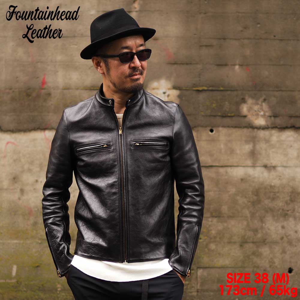 2026AWͽ���� / GAMMA (34-42) / BLACK / FOUNTAINHEAD LEATHER �ե�����ƥ�إåɥ쥶��