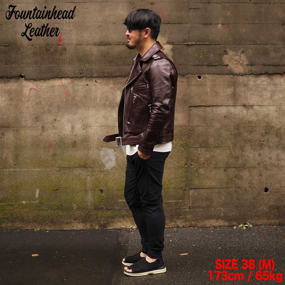 2026AWͽ���� / DELTA (34-42) / BROWN / FOUNTAINHEAD LEATHER �ե�����ƥ�إåɥ쥶��
