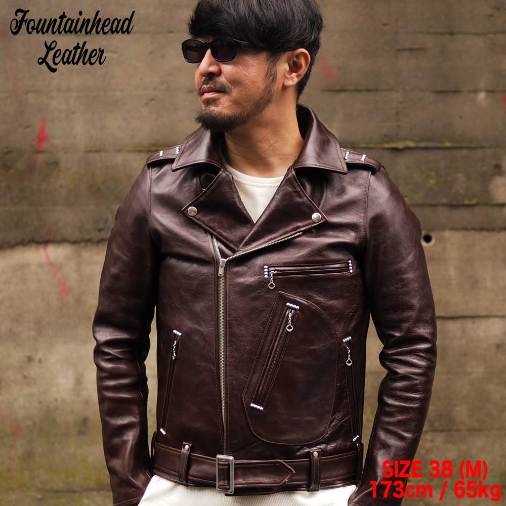 2026AWͽ���� / DELTA (34-42) / BROWN / FOUNTAINHEAD LEATHER �ե�����ƥ�إåɥ쥶��