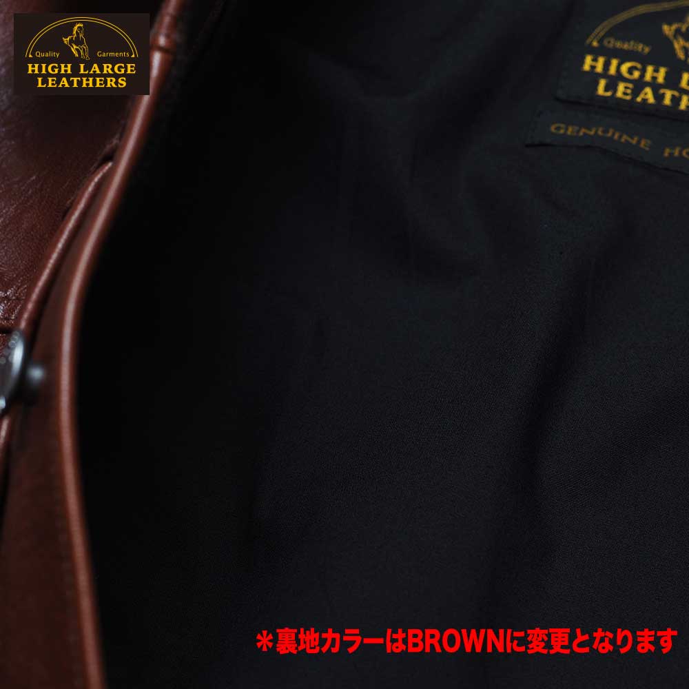ͽ����2025AW 0009 NEWCASTLE HTD (36-46) / BROWN / HIGHLARGE LEATHERS �ϥ��顼���쥶����