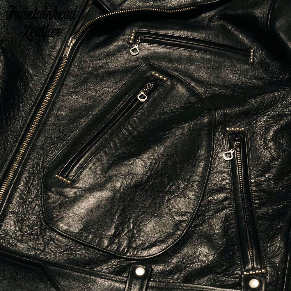 2026AWͽ���� / DELTA (34-42) / BLACK / FOUNTAINHEAD LEATHER �ե�����ƥ�إåɥ쥶��