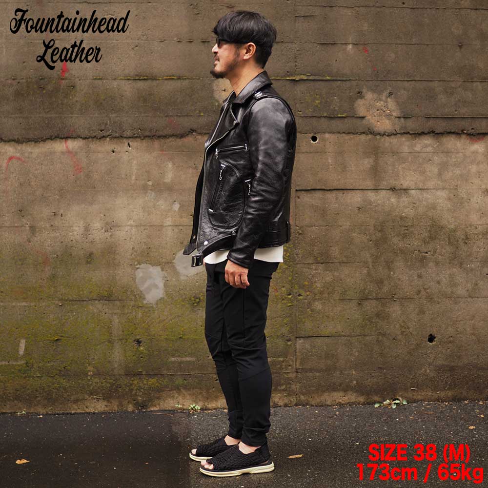 2026AWͽ���� / DELTA (34-42) / BLACK / FOUNTAINHEAD LEATHER �ե�����ƥ�إåɥ쥶��