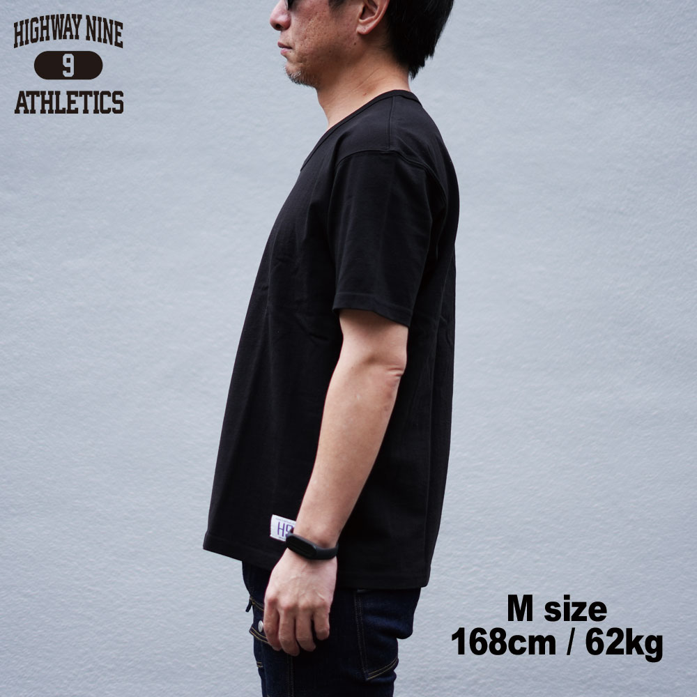U-NECK 20/-TENJIKU S/S Tee  / BLACK / HIGHWAY NINE �ϥ��������ʥ���