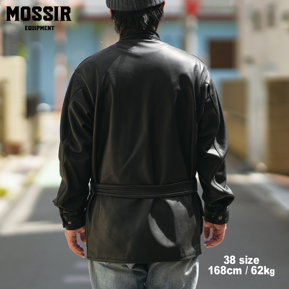 ͽ����2025SS MOJK010 LEACON (36-42) / BLACK / MOSSIR �⥷����