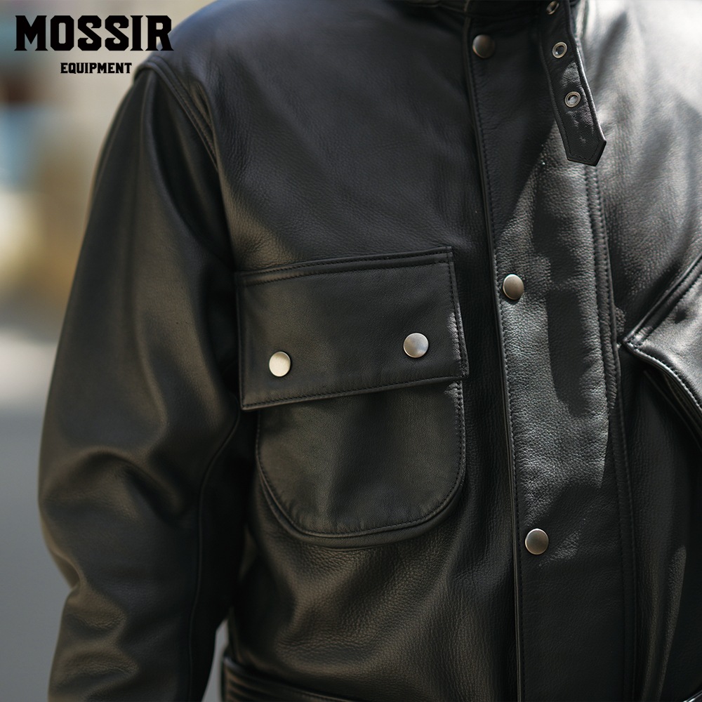 ͽ����2025SS MOJK010 LEACON (36-42) / BLACK / MOSSIR �⥷����