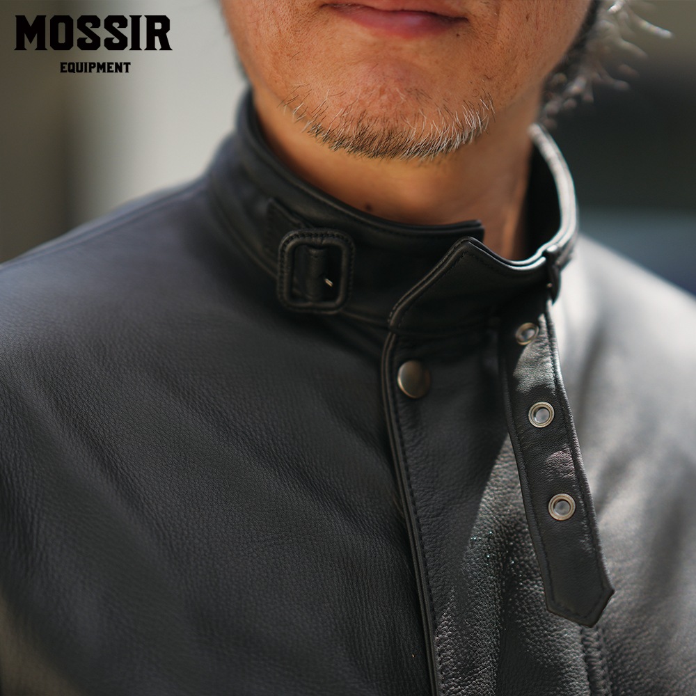 ͽ����2025SS MOJK010 LEACON (36-42) / BLACK / MOSSIR �⥷����