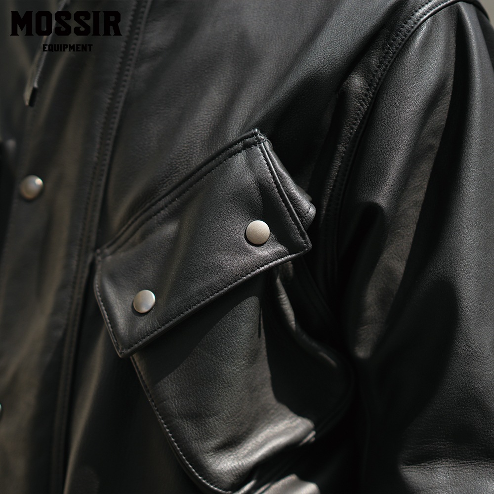 ͽ����2025SS MOJK010 LEACON (36-42) / BLACK / MOSSIR �⥷����