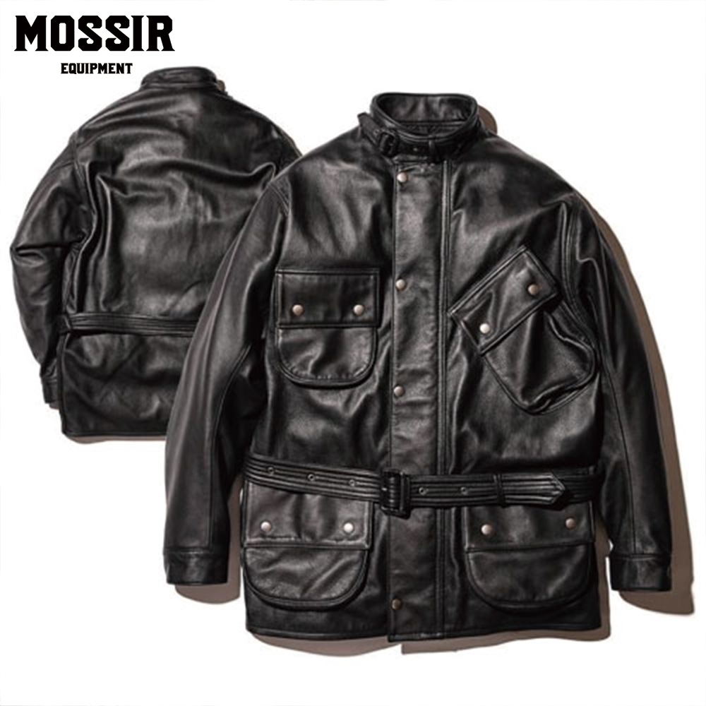 ͽ����2025SS MOJK010 LEACON (36-42) / BLACK / MOSSIR �⥷����