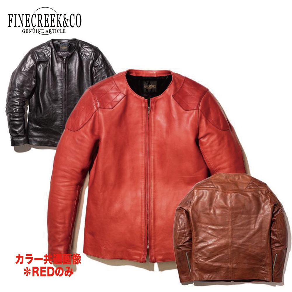 ͽ2025AW ACJK043 BAD (36-42) / RED / FINECREEK LEATHERS&CO