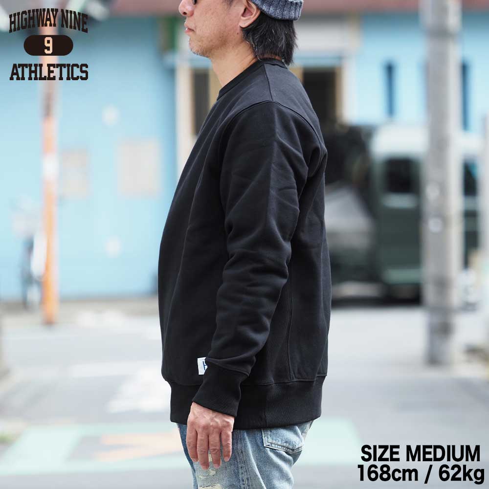 12.5oz ΢ CREW  / BLACK / HIGHWAY NINE ϥʥ